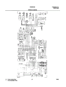 21 - Wiring Diagram parts for Frigidaire Refrigerator GS26HSZBQ1 from AppliancePartsPros.com