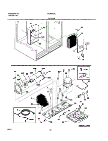 13 - System parts for Frigidaire Refrigerator GS26HSZCC0 from AppliancePartsPros.com