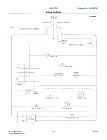 13 - Wiring Diagram parts for Frigidaire Refrigerator GS21HTZCB1 from AppliancePartsPros.com