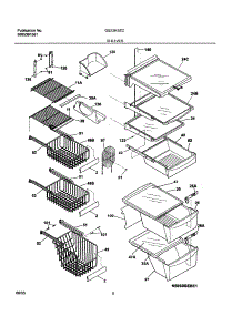 09 - Shelves parts for Frigidaire Refrigerator GS23HSZCB0 from AppliancePartsPros.com