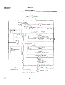 20 - Wiring Schematic parts for Frigidaire Refrigerator GS23HSZBW2 from AppliancePartsPros.com