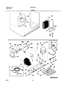 13 - System parts for Frigidaire Refrigerator GS23HSZBC1 from AppliancePartsPros.com
