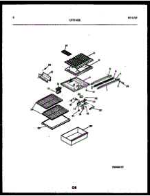 05 - Shelves And Supports parts for Frigidaire Refrigerator GTL142BK2 from AppliancePartsPros.com