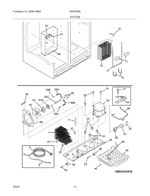 13 - System parts for Frigidaire Refrigerator GS26HSZDW2 from AppliancePartsPros.com