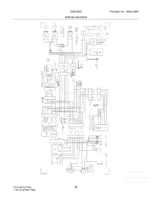 25 - Wiring Diagram parts for Frigidaire Refrigerator GS26HSZDW2 from AppliancePartsPros.com