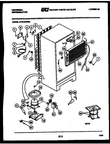05 - System And Automatic Defrost Parts parts for Frigidaire Refrigerator GTN140CH4 from AppliancePartsPros.com