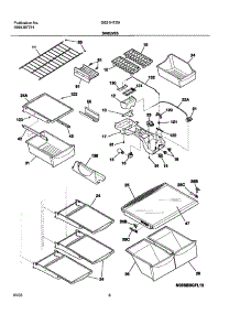 07 - Shelves parts for Frigidaire Refrigerator GS21HTZBK2 from AppliancePartsPros.com