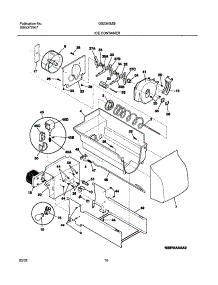 17 - Ice Container parts for Frigidaire Refrigerator GS23HSZBQ0 from AppliancePartsPros.com