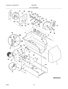 17 - Ice Container parts for Frigidaire Refrigerator GS23HSZCB2 from AppliancePartsPros.com