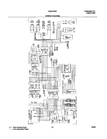21 - Wirin Diagram parts for Frigidaire Refrigerator GS23HSZBQ0 from AppliancePartsPros.com