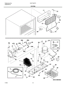 09 - System parts for Frigidaire Refrigerator GLRT184TCQ5 from AppliancePartsPros.com