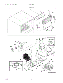 09 - System parts for Frigidaire Refrigerator GLRT188WDZ6 from AppliancePartsPros.com