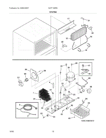 09 - System parts for Frigidaire Refrigerator GLRT188WDZA from AppliancePartsPros.com