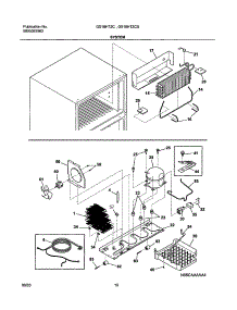 09 - System parts for Frigidaire Refrigerator GS18HTZCW2 from AppliancePartsPros.com