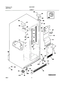 07 - Cabinet parts for Frigidaire Refrigerator GS23HSZBC2 from AppliancePartsPros.com