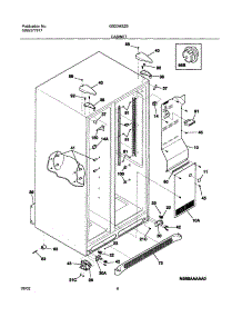 07 - Cabinet parts for Frigidaire Refrigerator GS23HSZBQ1 from AppliancePartsPros.com