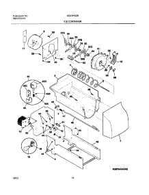 17 - Ice Container parts for Frigidaire Refrigerator GS23HSZBC2 from AppliancePartsPros.com