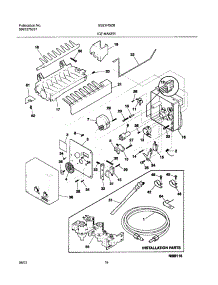 19 - Ice Maker parts for Frigidaire Refrigerator GS23HSZBC2 from AppliancePartsPros.com