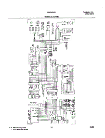 21 - Wiring Diagram parts for Frigidaire Refrigerator GS26HSZBC0 from AppliancePartsPros.com