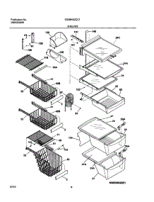 09 - Shelves parts for Frigidaire Refrigerator GS26HSZCC1 from AppliancePartsPros.com