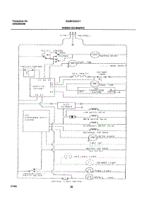 20 - Wiring Schematic parts for Frigidaire Refrigerator GS26HSZCC1 from AppliancePartsPros.com