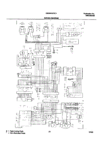21 - Wiring Diagram parts for Frigidaire Refrigerator GS26HSZCC1 from AppliancePartsPros.com