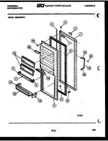 03 - Refrigerator Door Parts parts for Frigidaire Refrigerator GSIW36BH1 from AppliancePartsPros.com