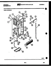 04 - Cabinet Parts parts for Frigidaire Refrigerator GSIW36BH1 from AppliancePartsPros.com