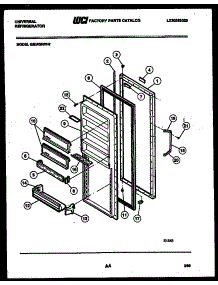 03 - Refrigerator Door Parts parts for Frigidaire Refrigerator GSIW36HH2 from AppliancePartsPros.com