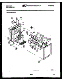 07 - Ice Door, Dispenser And Water Tank parts for Frigidaire Refrigerator GSIW36HH2 from AppliancePartsPros.com