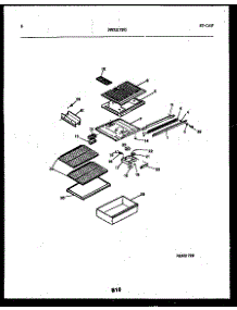 05 - Shelves And Supports parts for Frigidaire Refrigerator GTL142BK1 from AppliancePartsPros.com
