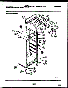 03 - Cabinet Parts parts for Frigidaire Refrigerator GTN155HH1 from AppliancePartsPros.com