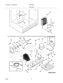 13 - System parts for Frigidaire Refrigerator GS26HSZDQ3 from AppliancePartsPros.com