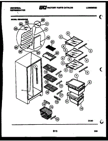 05 - Shelves And Supports parts for Frigidaire Refrigerator GSIW36BH2 from AppliancePartsPros.com