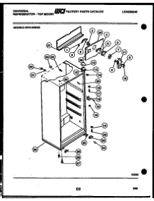 03 - Cabinet Parts parts for Frigidaire Refrigerator GTN140AG2 from AppliancePartsPros.com