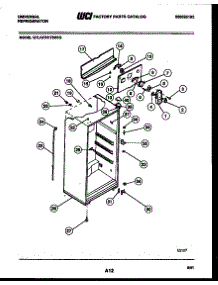 03 - Cabinet Parts parts for Frigidaire Refrigerator GTN175WH3 from AppliancePartsPros.com