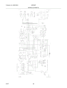 22 - Wiring Schematic parts for Frigidaire Refrigerator LESR26EFE5 from AppliancePartsPros.com