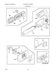 11 - Controls parts for Frigidaire Refrigerator LGHS2655KP1 from AppliancePartsPros.com