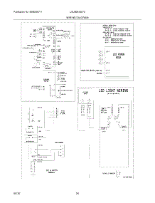 24 - Wiring Diagram parts for Frigidaire Refrigerator LGUB2642LF0 from AppliancePartsPros.com