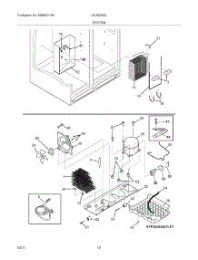 13 - System parts for Frigidaire Refrigerator LGUS2642LE1 from AppliancePartsPros.com