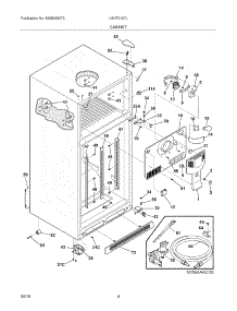 05 - Cabinet parts for Frigidaire Refrigerator LGHT2137LP1 from AppliancePartsPros.com