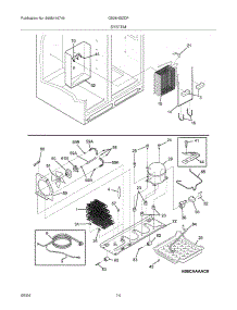 13 - System parts for Frigidaire Refrigerator GS26HSZDPB1 from AppliancePartsPros.com