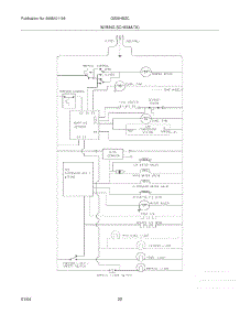 22 - Wiring Schematic parts for Frigidaire Refrigerator GS26HSZCQ3 from AppliancePartsPros.com