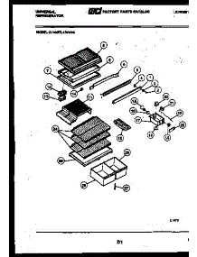 04 - Shelves And Supports parts for Frigidaire Refrigerator GTN175BH0 from AppliancePartsPros.com