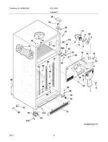 05 - Cabinet parts for Frigidaire Refrigerator LGUI1849LE2 from AppliancePartsPros.com