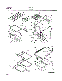 07 - Shelves parts for Frigidaire Refrigerator NGS21TZAQ1 from AppliancePartsPros.com
