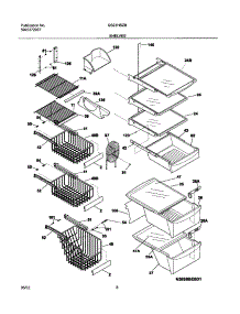 09 - Shelves parts for Frigidaire Refrigerator GS23HSZBC0 from AppliancePartsPros.com