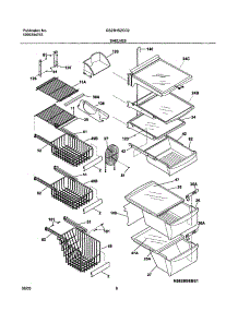 09 - Shelves parts for Frigidaire Refrigerator GS23HSZCC2 from AppliancePartsPros.com