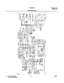 21 - Wiring Diagram parts for Frigidaire Refrigerator GS23HSZCC2 from AppliancePartsPros.com