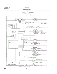 20 - Wiring Schematic parts for Frigidaire Refrigerator GS23HSZCW0 from AppliancePartsPros.com